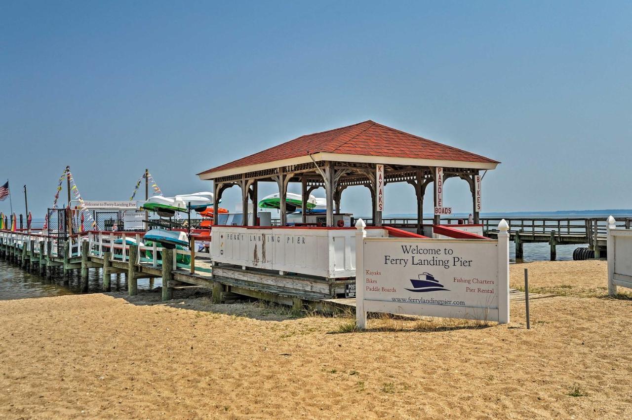 The Blue Crab Cottage - 3 Blocks From The Beach! Colonial Beach Eksteriør billede